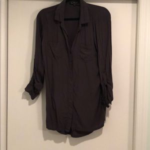 Velvet Heart Tunic Blouse in Deep Slate S